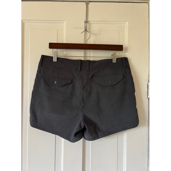 Flylow Women’s large corduroy dark gray shorts classic cords beach leisure - Picture 2 of 6